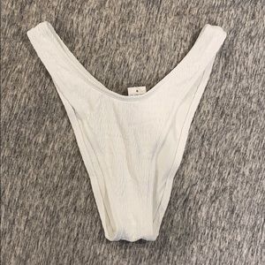 aerie swim hi-leg cheeky bikini bottom